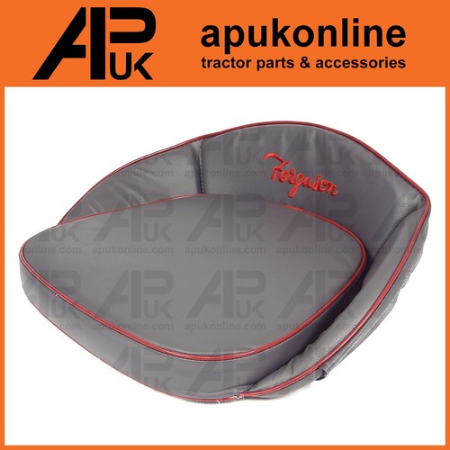 Grey red seat pan cushion - seat,