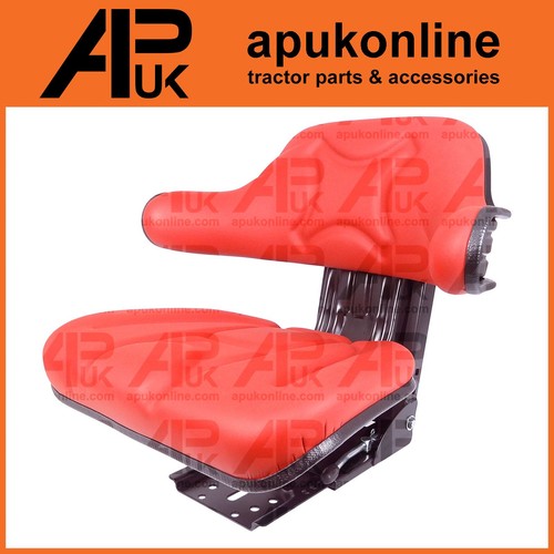 Red suspension seat for massey - red,